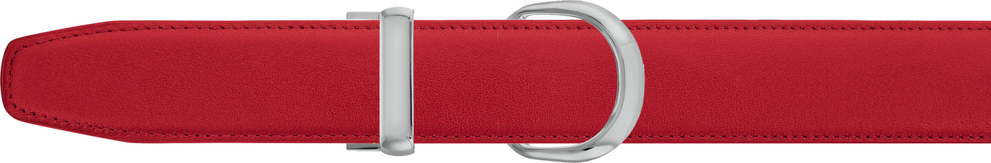 Red Men's Belt - Single Loop