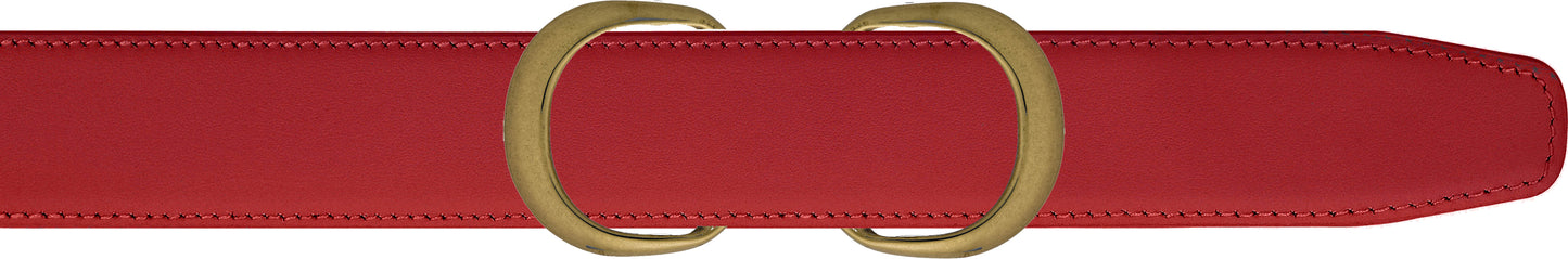 Red Women's Belt - Double Loop