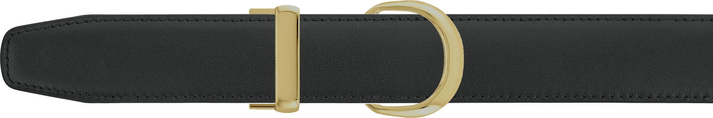 Black Men's  Belt - Single Loop