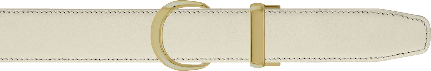 Ivory Women's Belt - Single Loop