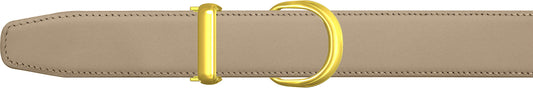 Women's Tan Leather Single Loop Belt