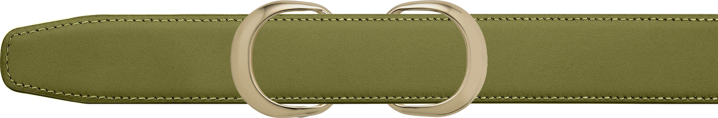 Olive Men's Belt - Double Loop