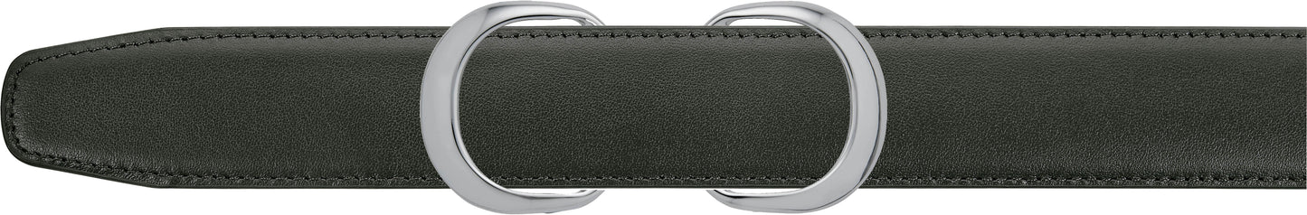 Black Men's Belt - Double Loop