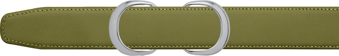 Olive Men's Belt - Double Loop